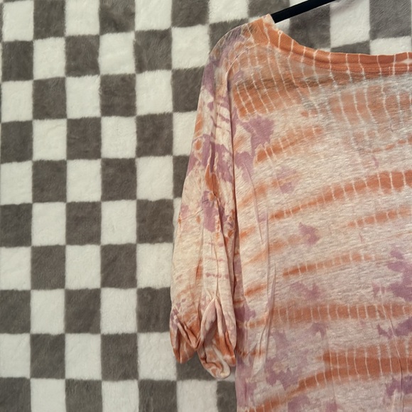 YFB Young Fabulouse & Broke Tie Dye Linen Blended Twister Tee Shirt M/ MEDIUM - Picture 6 of 8